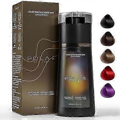 Natural hair colour shampoo for grey coverage