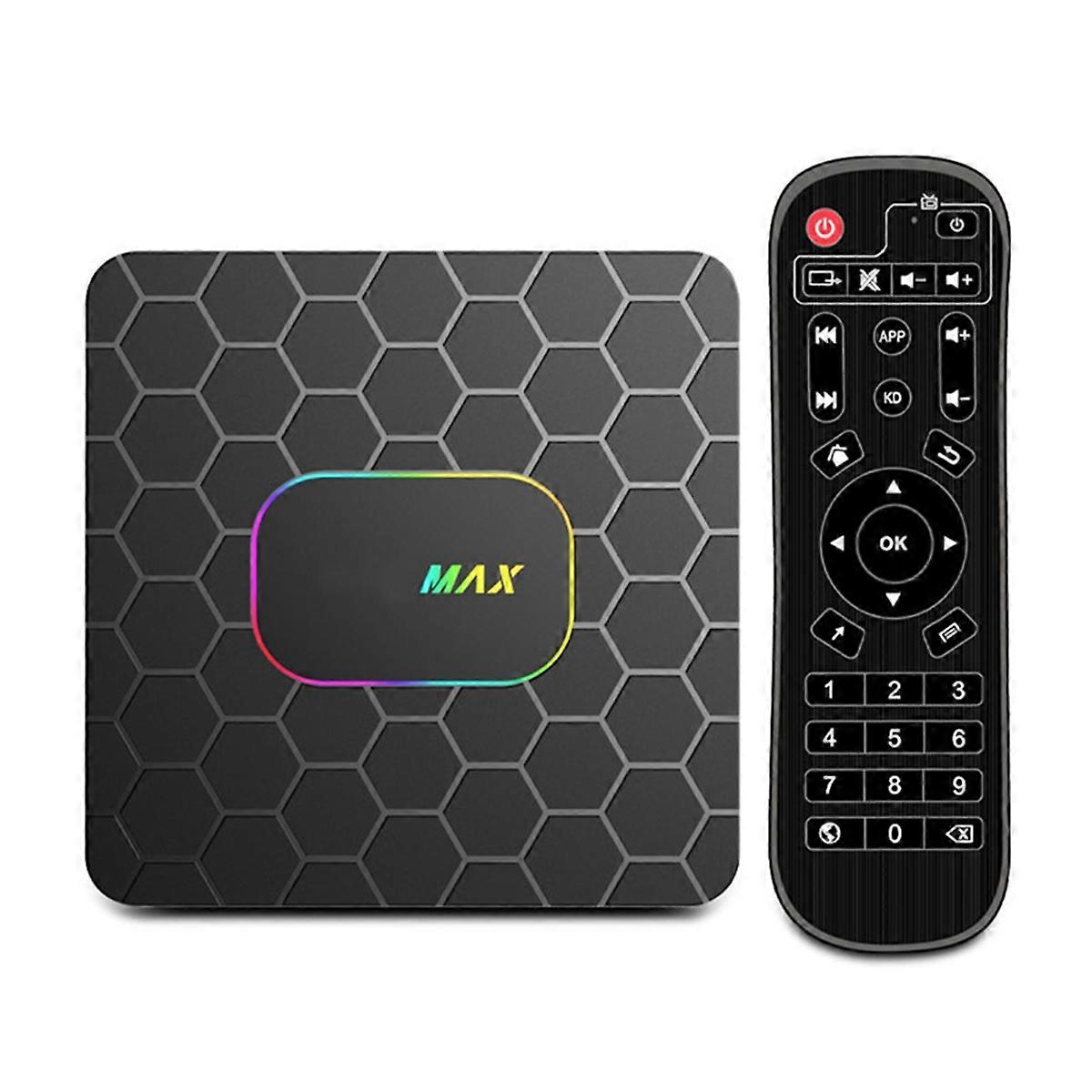 Android 14.0 TV Box R69Max RK3528 4GB RAM 64GB Storage 8K Video Dual WiFi Bluetooth 5.0 WiFi6 Set Top Box EU Plug