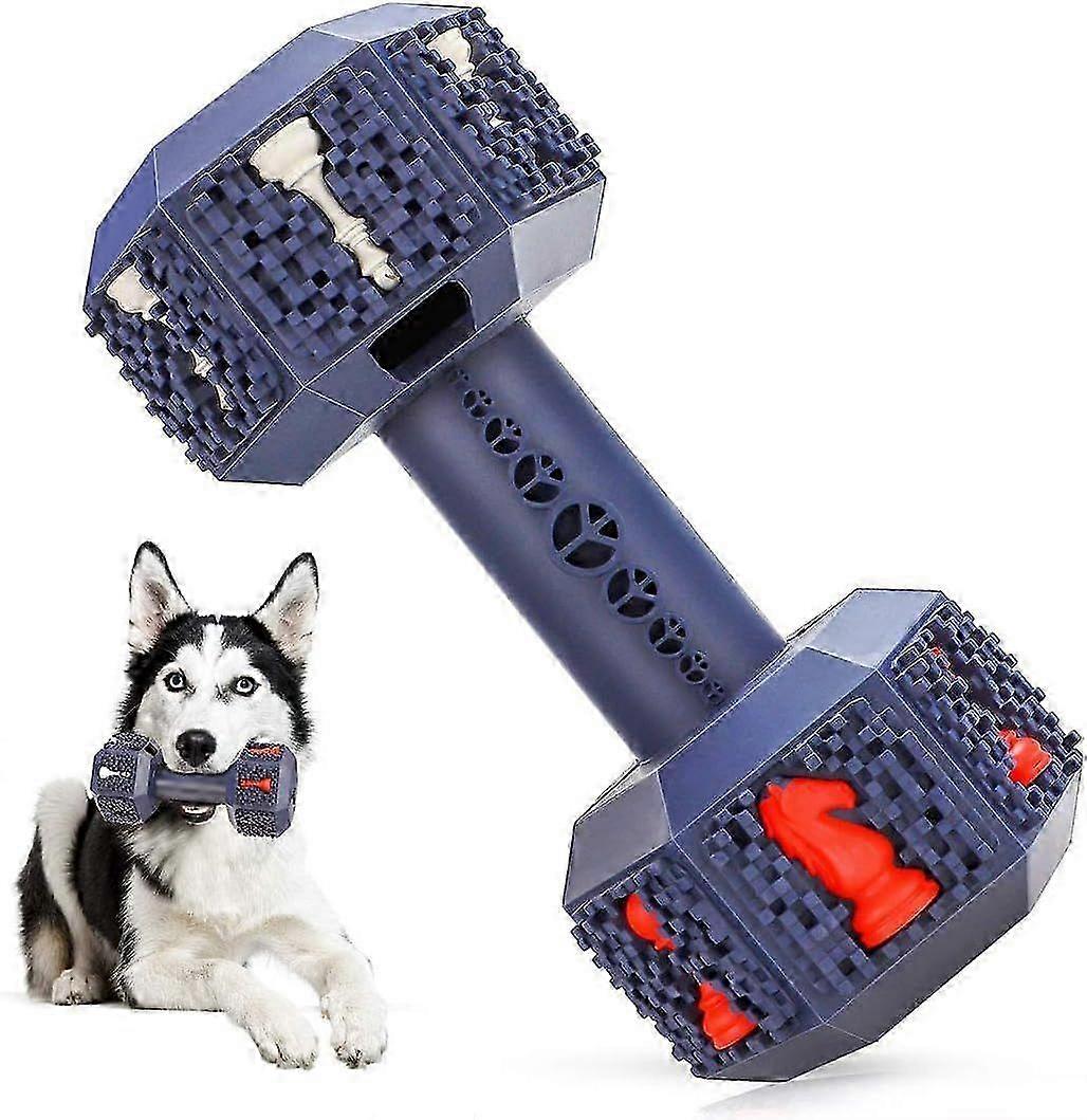 Durable Dog Chew Toys for Aggressive Chewers, Indestructible Interactive Dental Toy by SQCLV