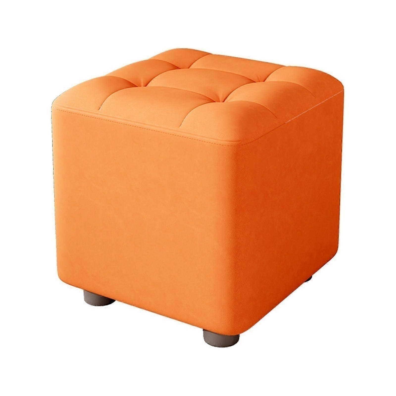 Home Low Stool Sofa Chair Grey L Size Comfortable Soft Pack Sturdy Living Room Shoe Changing Stool
