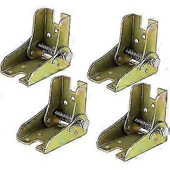 4Pcs Folding Table Leg Self-Locking Hinges for Adjustable Workbench