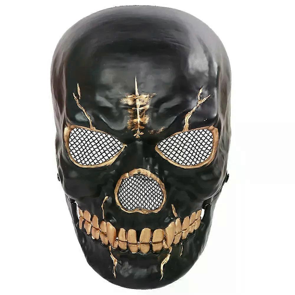 1pcs movable mouth skull mask Halloween movable props scary horror character props Halloween holiday party masquerade decoration