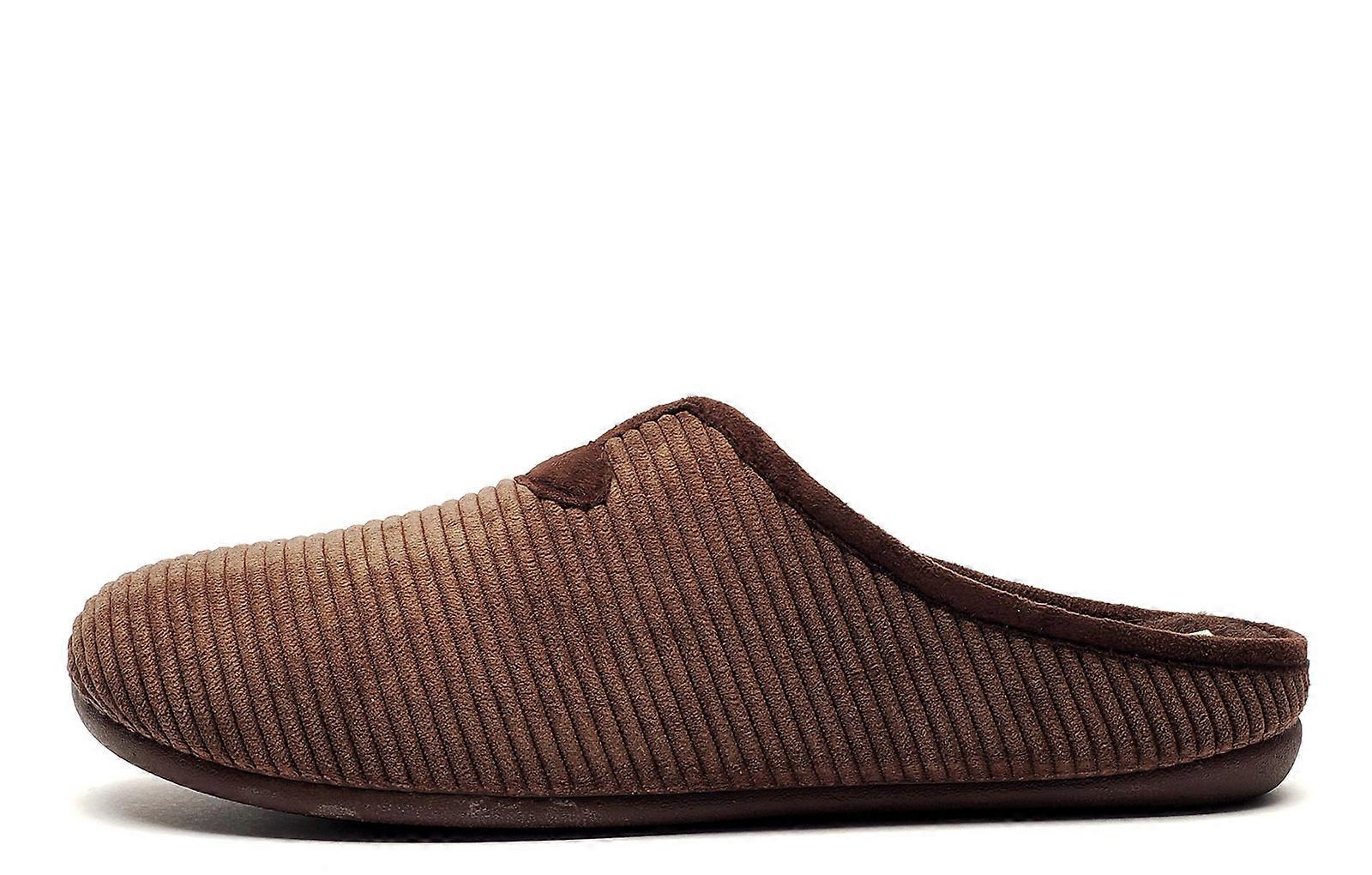 Cotswold Classic Luxe Mule Slippers Brown