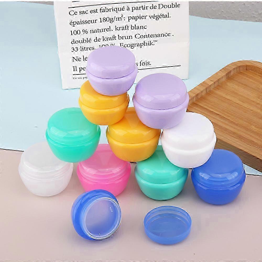10 pieces Multi-color mushroom box, mushroom box plastic cream bottle, cosmetic sub-bottling 2025
