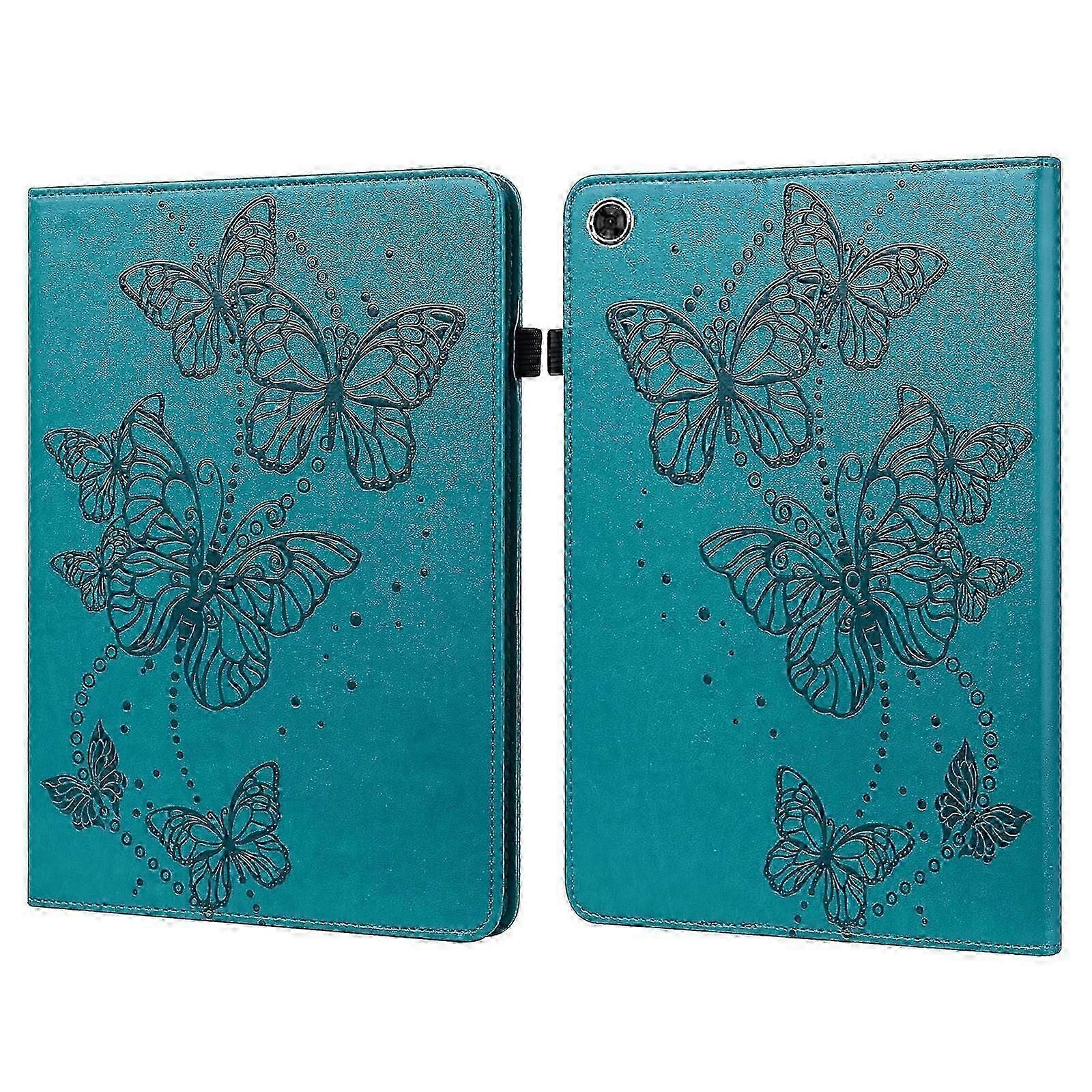 For Lenovo Tab M10 Plus / Tab M10 FHD Plus 10.3 inch TB-X606F TB-606X Embossed Butterfly Pattern Horizontal Flip Leather Tablet Case(Pink)