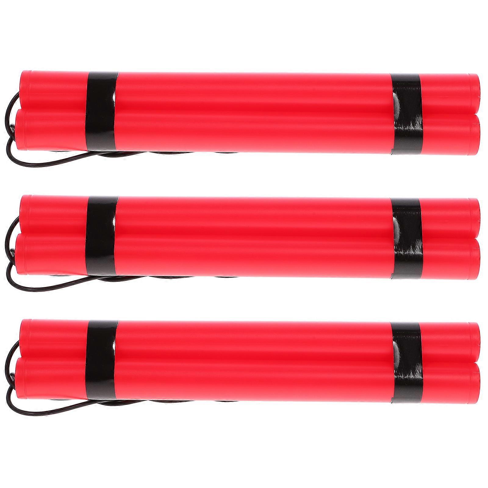 Realistic Fake Bomb Prank Prop Toy 3Pcs Bundle for Kids Playing Fun