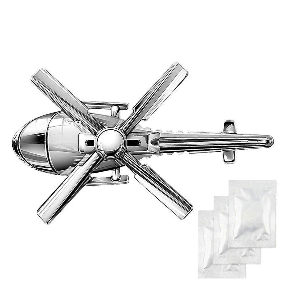 Car Air-Freshener Rotating Aromatherapy Diffuser Helicopter Modeling Decor
