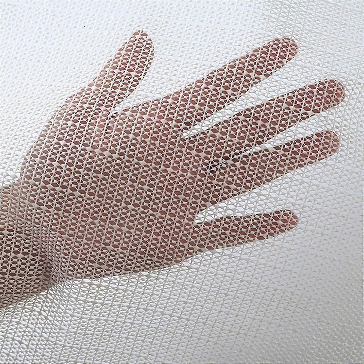 Carpet Gripper Underlay Anti Slip Rug Underlay 2Piece PVC Net Cloth 200cm X 200cm Beige White For Household Carpets