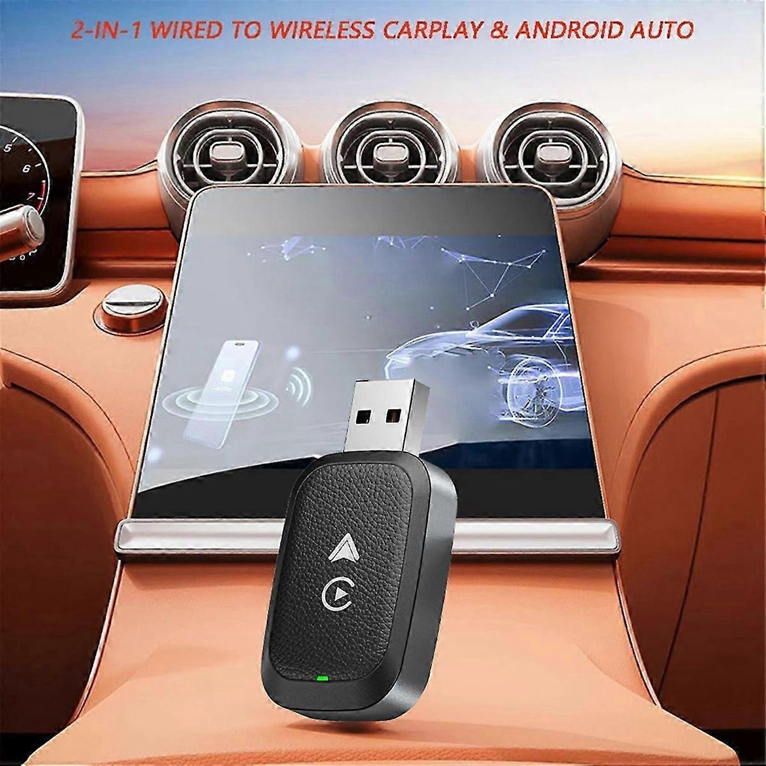 Wireless Carplay Box + Aduio Aux Two-in-One Auto Converter