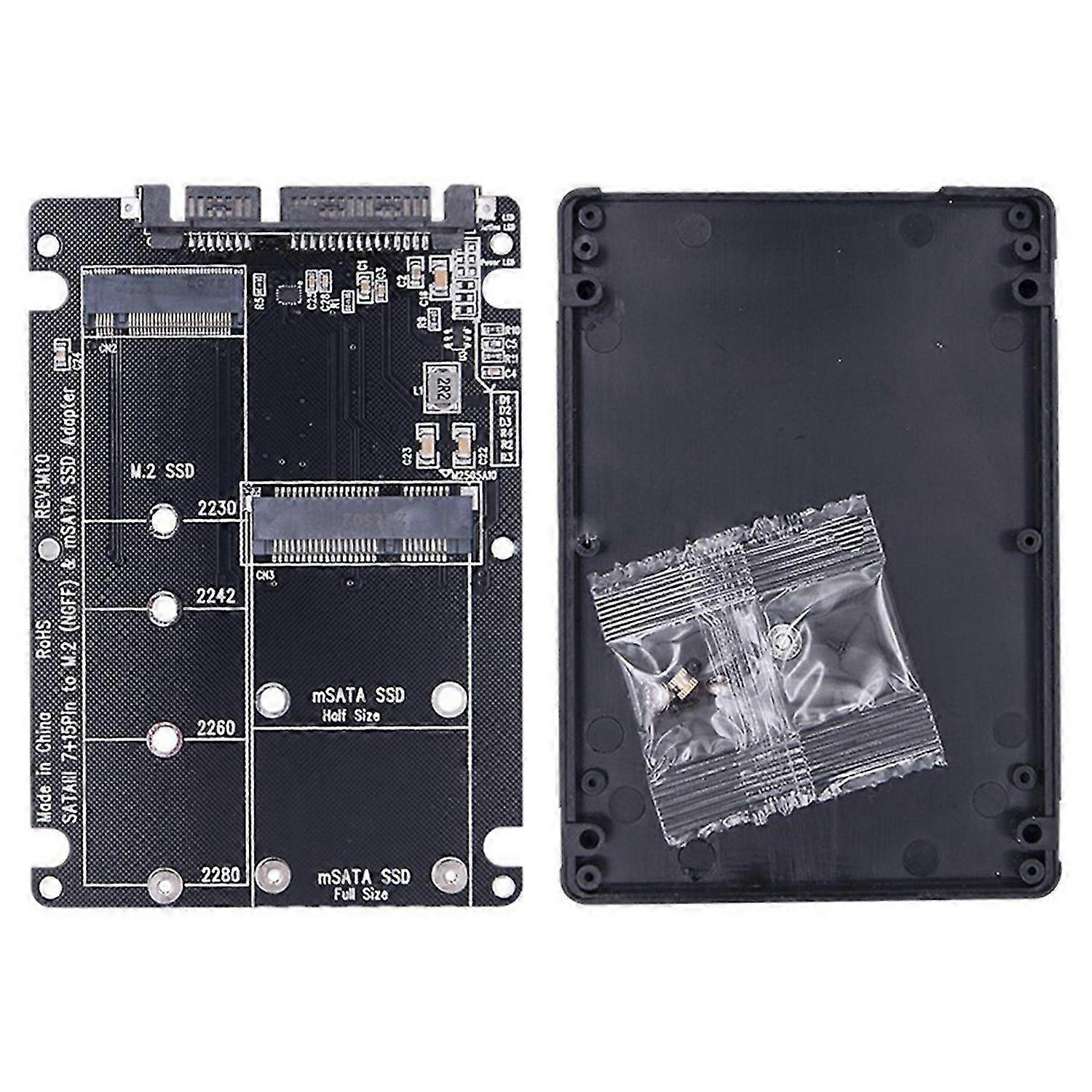 SSD to SATA 3.0 Adapter Converter Case Enclosure 6Gbps SSD Case