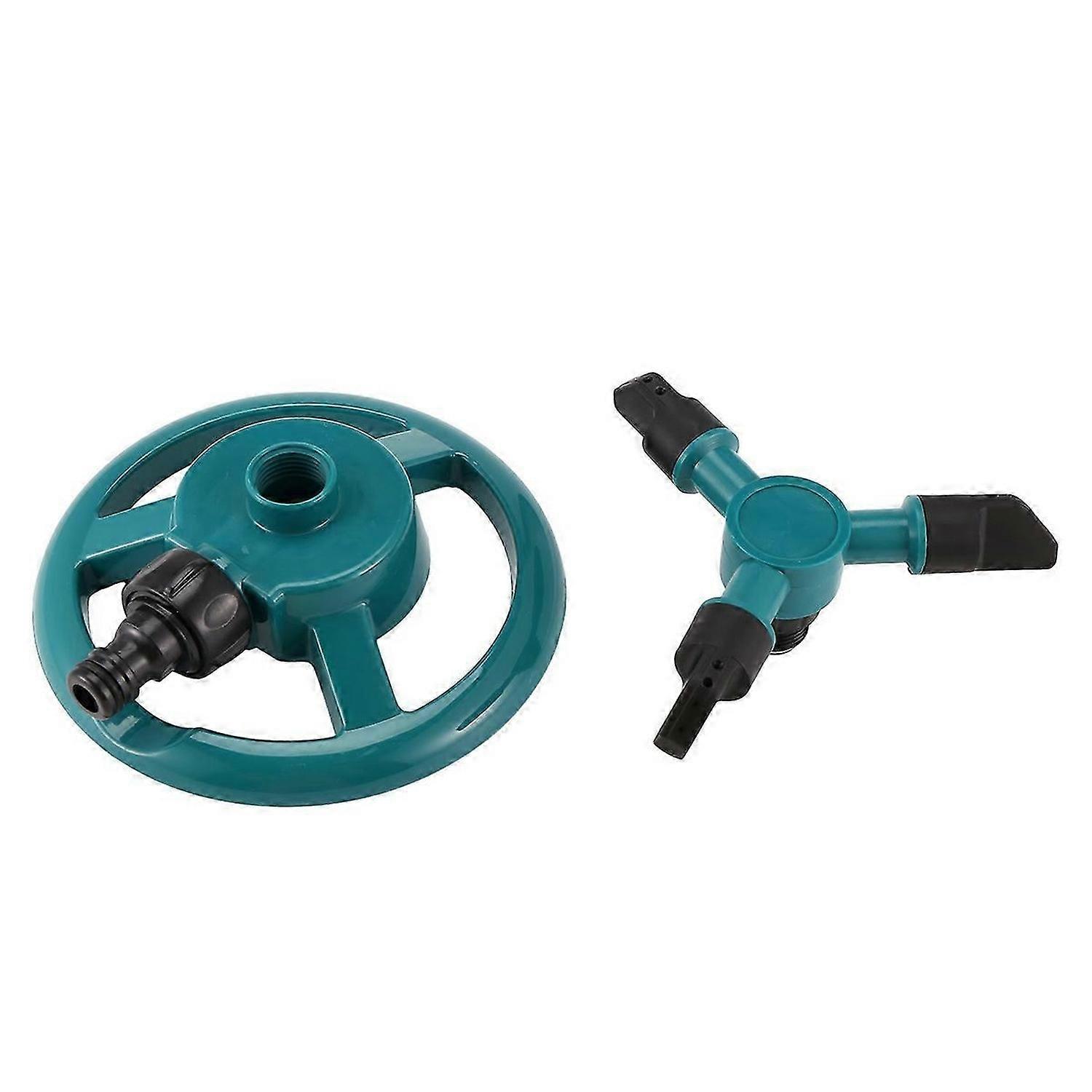 Garden Sprinklers Water Rotary Three Nozzle Pipe Hose Sprinkler 360 Degree Automatic Rotating Water