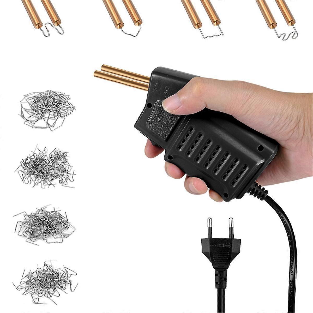 Plastic Welding Machine 200Pcs Hot Stapler Bumpers Repair Kit,EU Plug