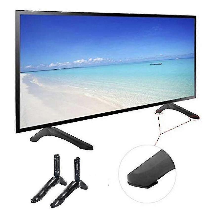 Base de pedestal de suporte de TV universal para TVs de 32-65 polegadas de até 45 kg