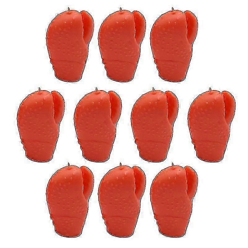 10-Piece Orange Crab Claw Finger Toys - Interactive Role-Playing Playset for Kids in the UK