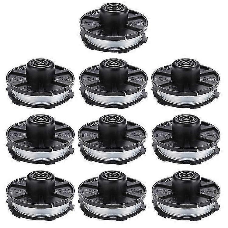 Lot de 10 bobines de fil de rechange pour tondeuse à gazon Makita (référence : 196146-9/195858-1)