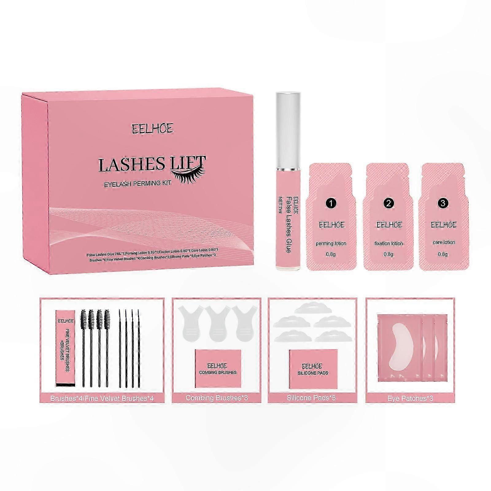 Eyelash Lifting Set - Full Kit for At-Home Curling, Easy Application, Long-Lasting Results