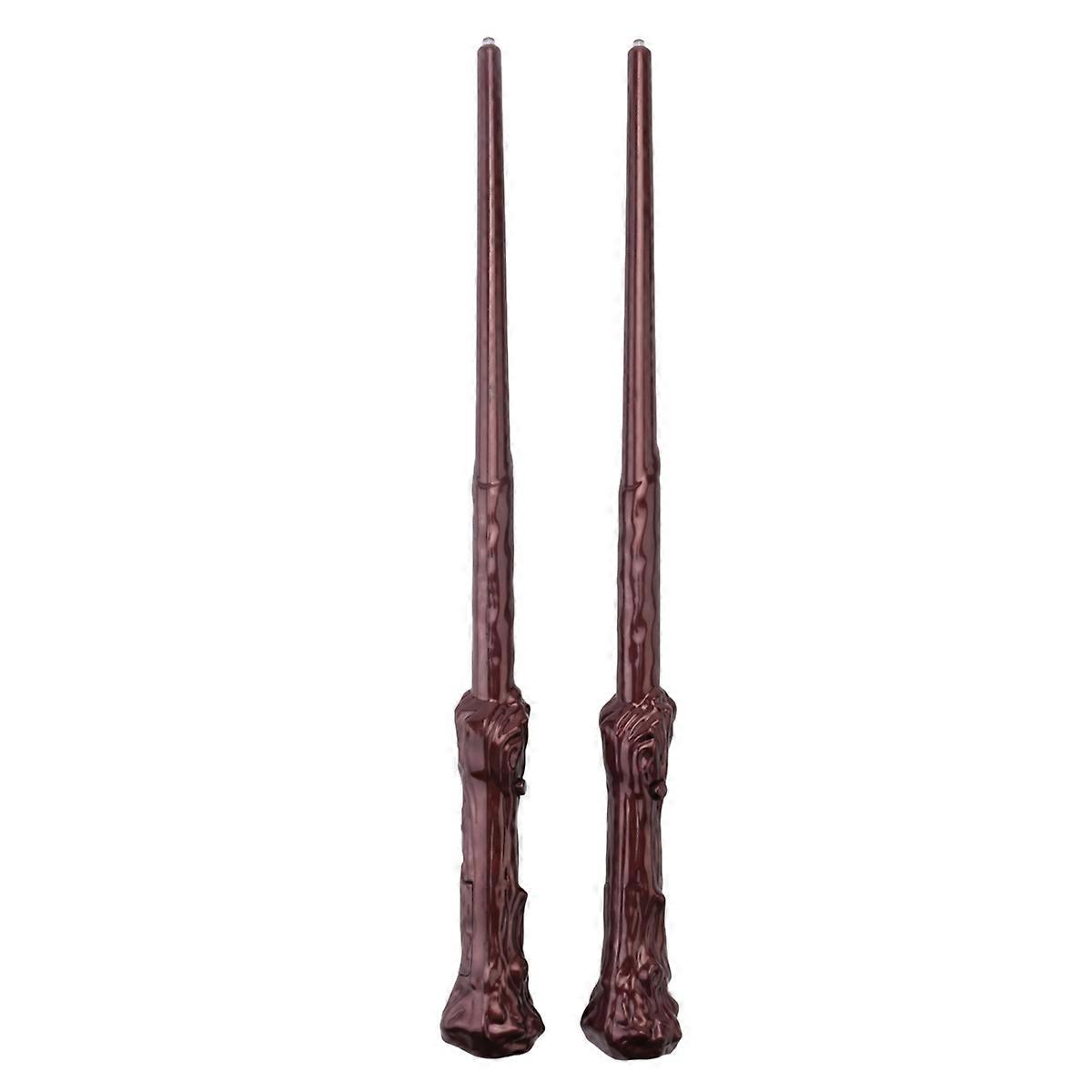 2 Piece Light Up Magic Wizard Sound Illuminating Toy Wand