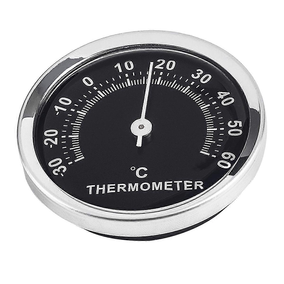 Adhesive Wall-Mounted Digital Temperature Gauge for Measuring Use 2Pcs