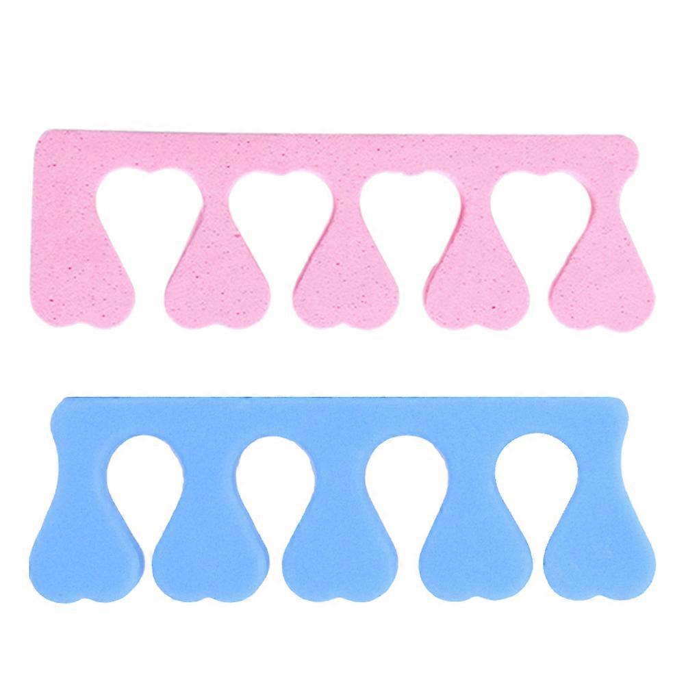 Finger Toe Separator Toe Separators Foam for Nail Art 4Pcs Pink