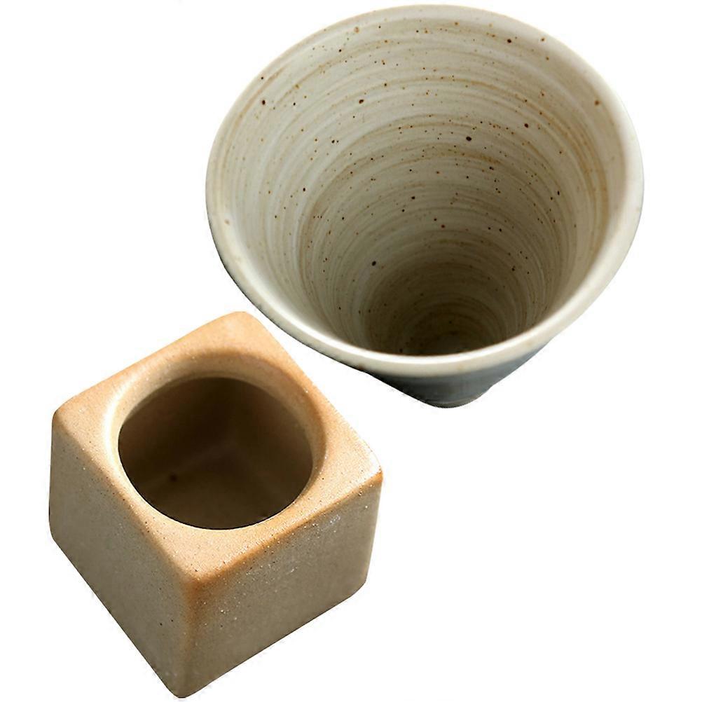 Japanese Style Ceramic Coffee Cup for Beverage Drinking 1Set