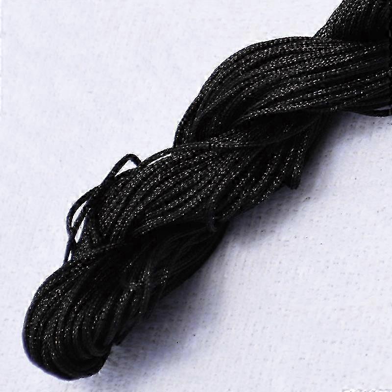 Home Party Supplies Chinese Knot Braided String DIY Macrame Cord 20m High Quality Tassels 1.0mm Beading String Bracelet Nylon Cord Thread Popular 2025