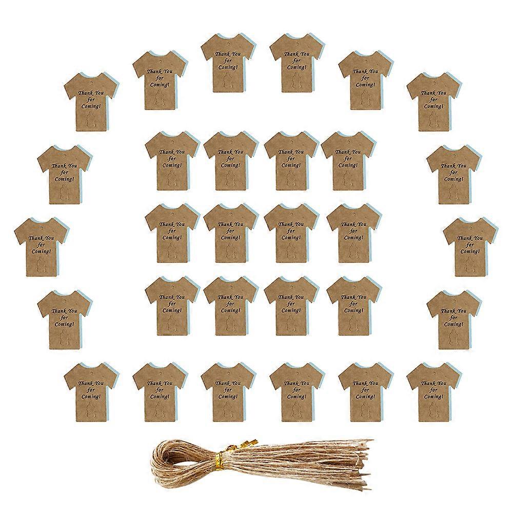 Gift Tags Kraft Paper Style for Baby Shower with 100Sets of Blank Tags