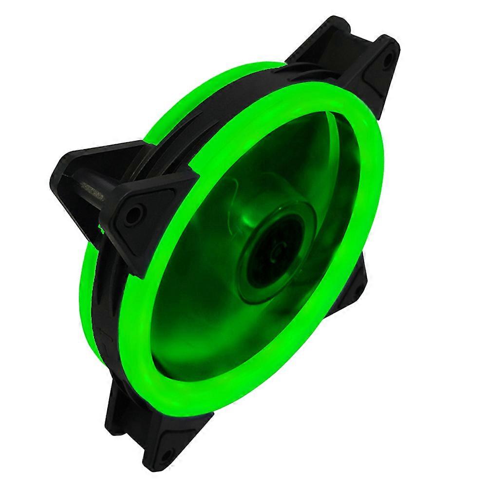 Computer Accessories Cooling for 2Pcs Green Rgb CPU Fans