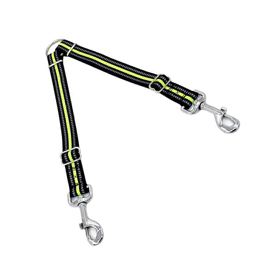 Pet Pulling Strap Double Head Reflective Stripe Rope for Dog Use