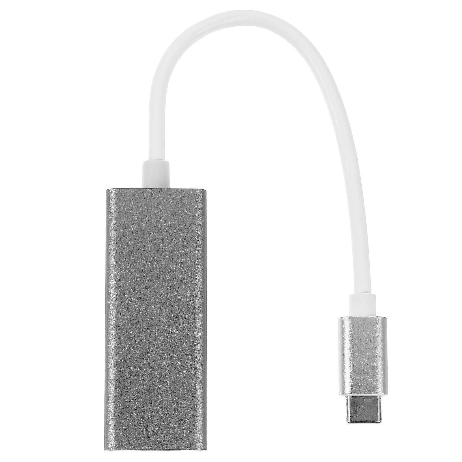 USB-C To Ethernet Converter 2Pcs For Home Or Office Use With Plug And Play Functionality In Compact Grey