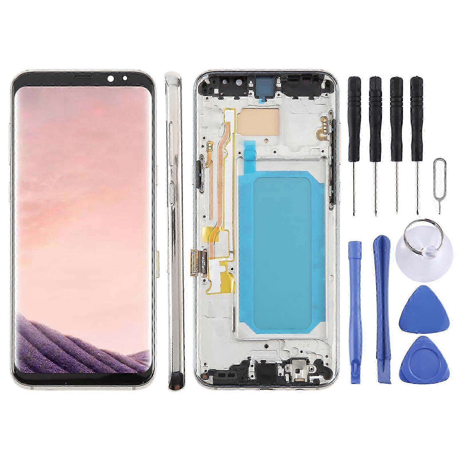 For Samsung Galaxy S8+ SM-G955F 6.18 inch TFT LCD Screen Digitizer Full Assembly with Frame 2025