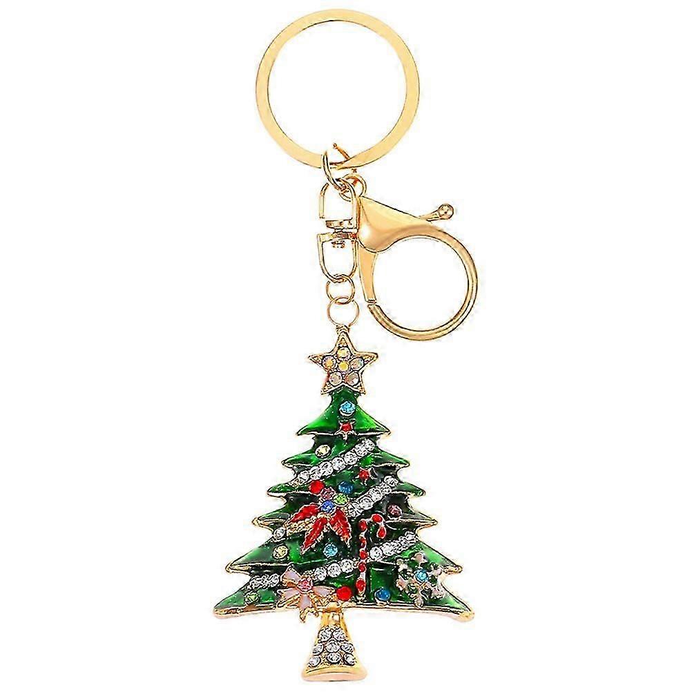 Christmas Tree Keychain Xmas Key Ring Hanging Key Chain Christmas Keychain Pendant