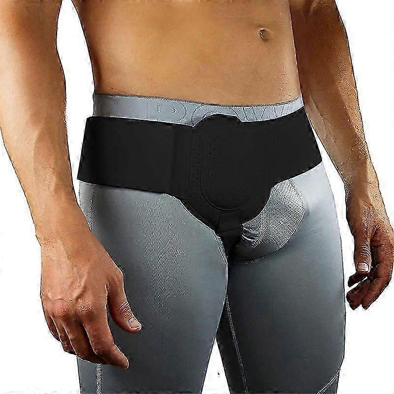Hernia belt for men left or right side groin support