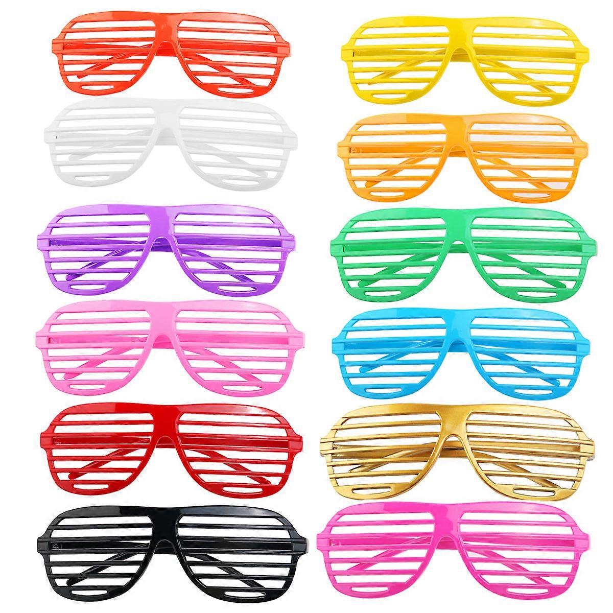 Shutter Eyeglasses Plastic for Cosplay Party 72Pcs Set