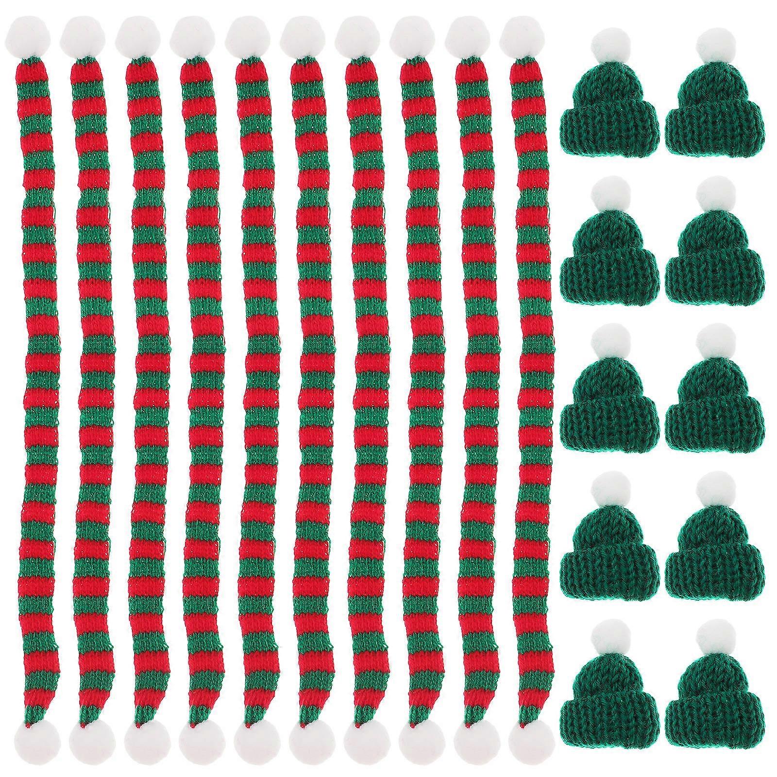 Decoration Rectangular Christmas Style Plants Party Organizers Assorted Color 20Pcs
