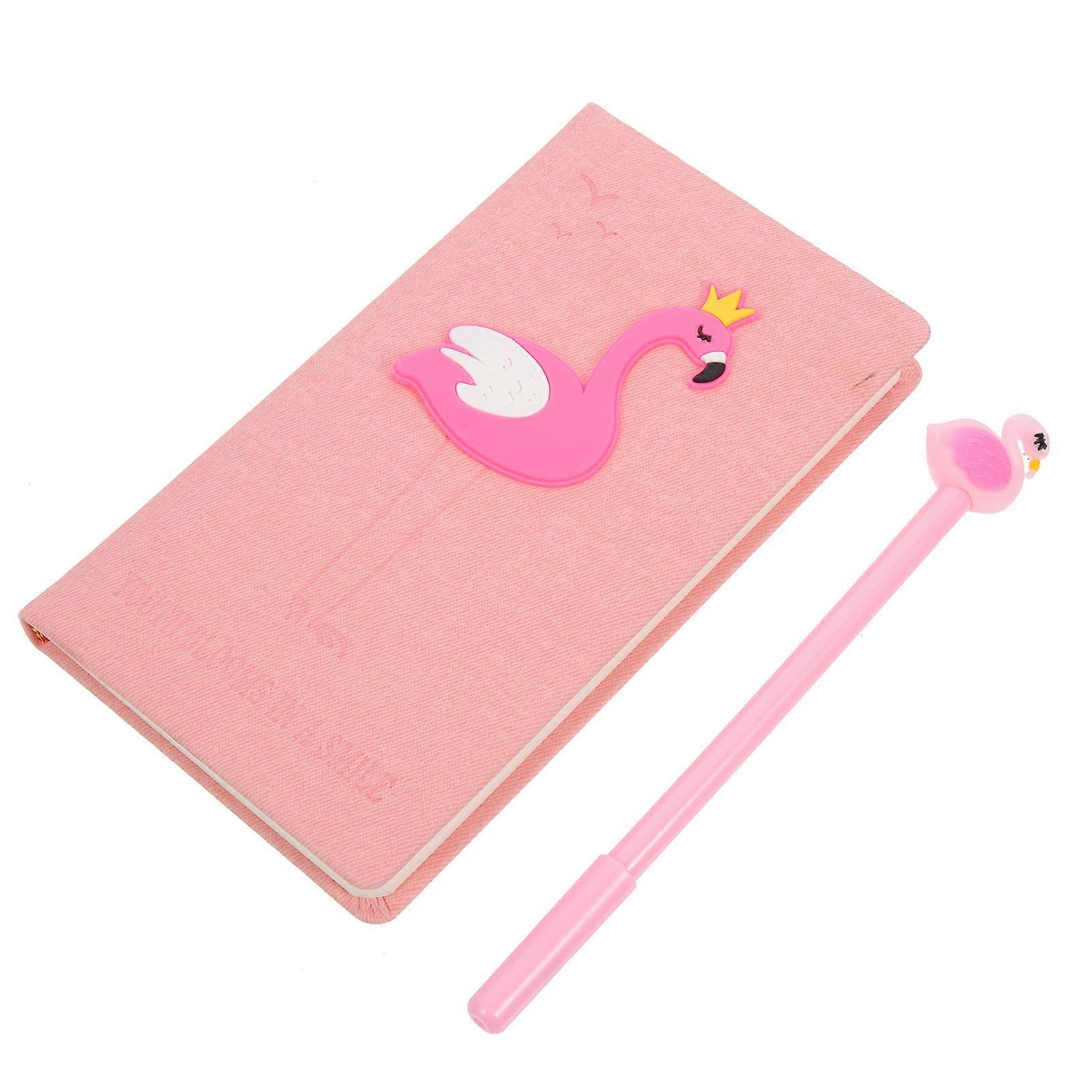 Daily Notebook for Writing Use 3Sets of Pink Adorable Business Notepads