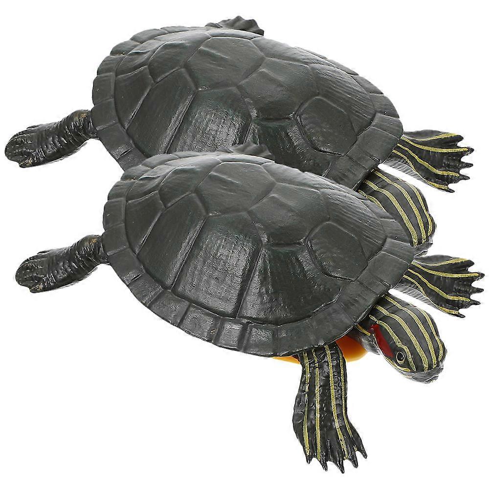 Plastic Turtle Figurines for Kids Use 4Pcs Model Sculptures