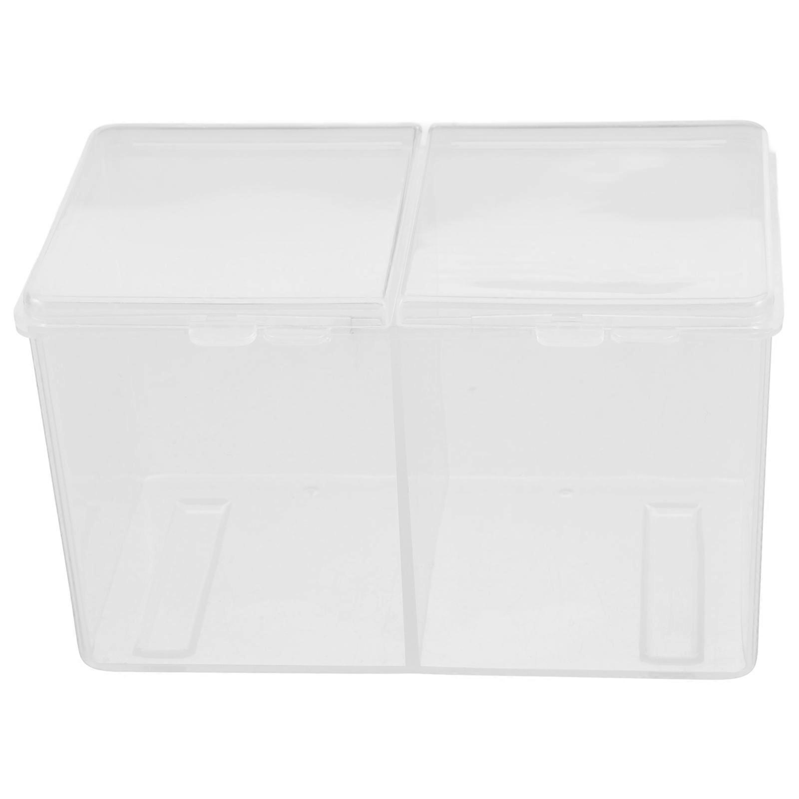 Cosmetic Storage Container Makeup Cotton Storage Case for 8Pcs White