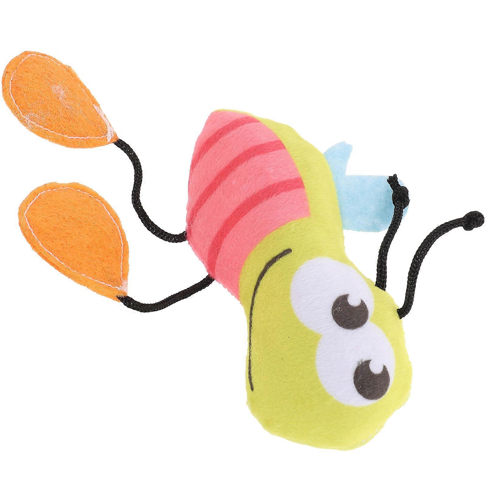 Cat Teasing Toy Plush Cartoon Catnip Toy for Pets 3Pcs Interactive Fun Set