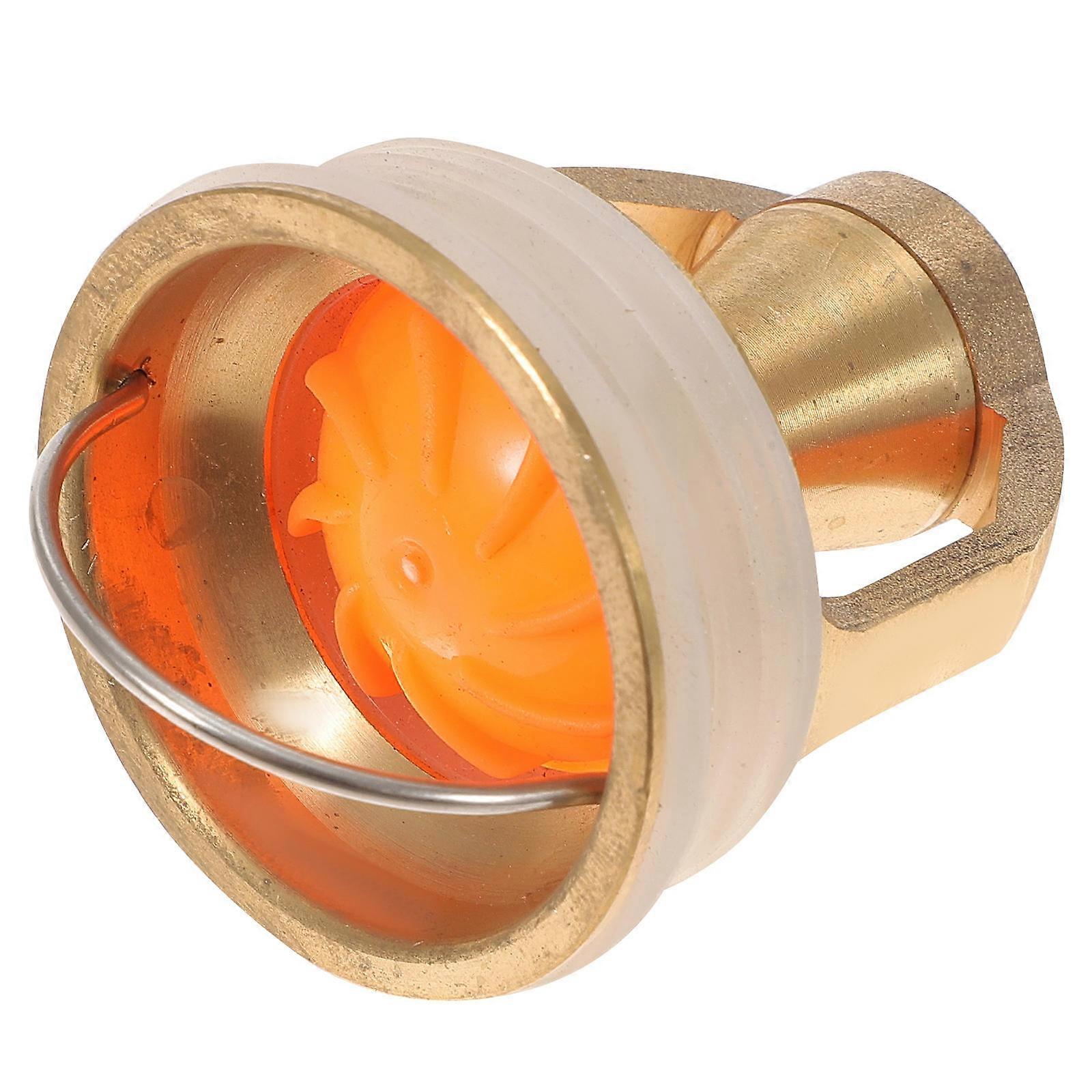Bathtub Drain Shower Plug for Floor Insert Golden 3Pcs Set