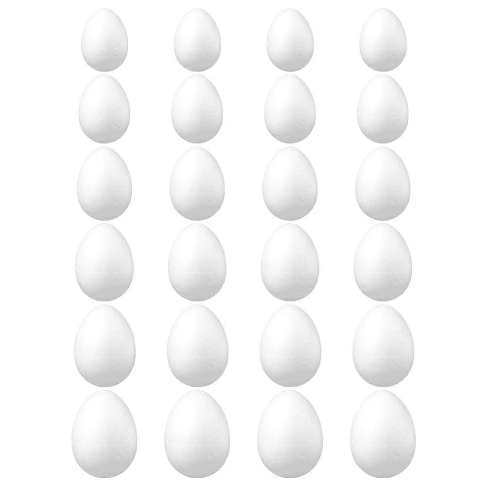DIY Crafts Egg Easter Eggs for Decoration 72Pcs White Plastic