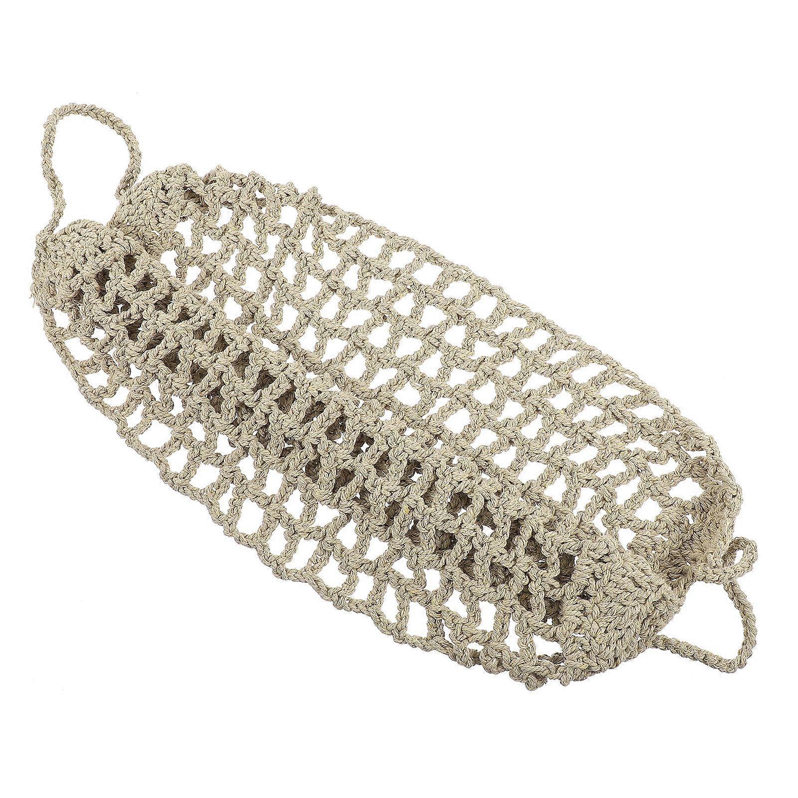 Fruit Net Under Cabinet Banana Hammock for Kitchen Accessories Beige 46cm x 15cm x 0.3cm Fruit and Vegetable Storage 1Pcs