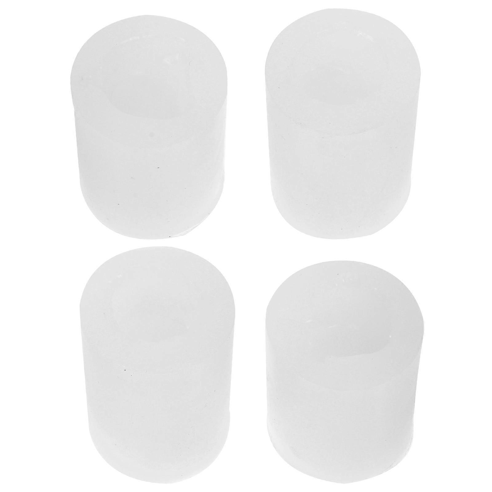 Resin Silicone Molds Rabbit Design Diy Craft Making New Year Rabbit Theme 6.4X4.6cm White Creative Design 4Pcs