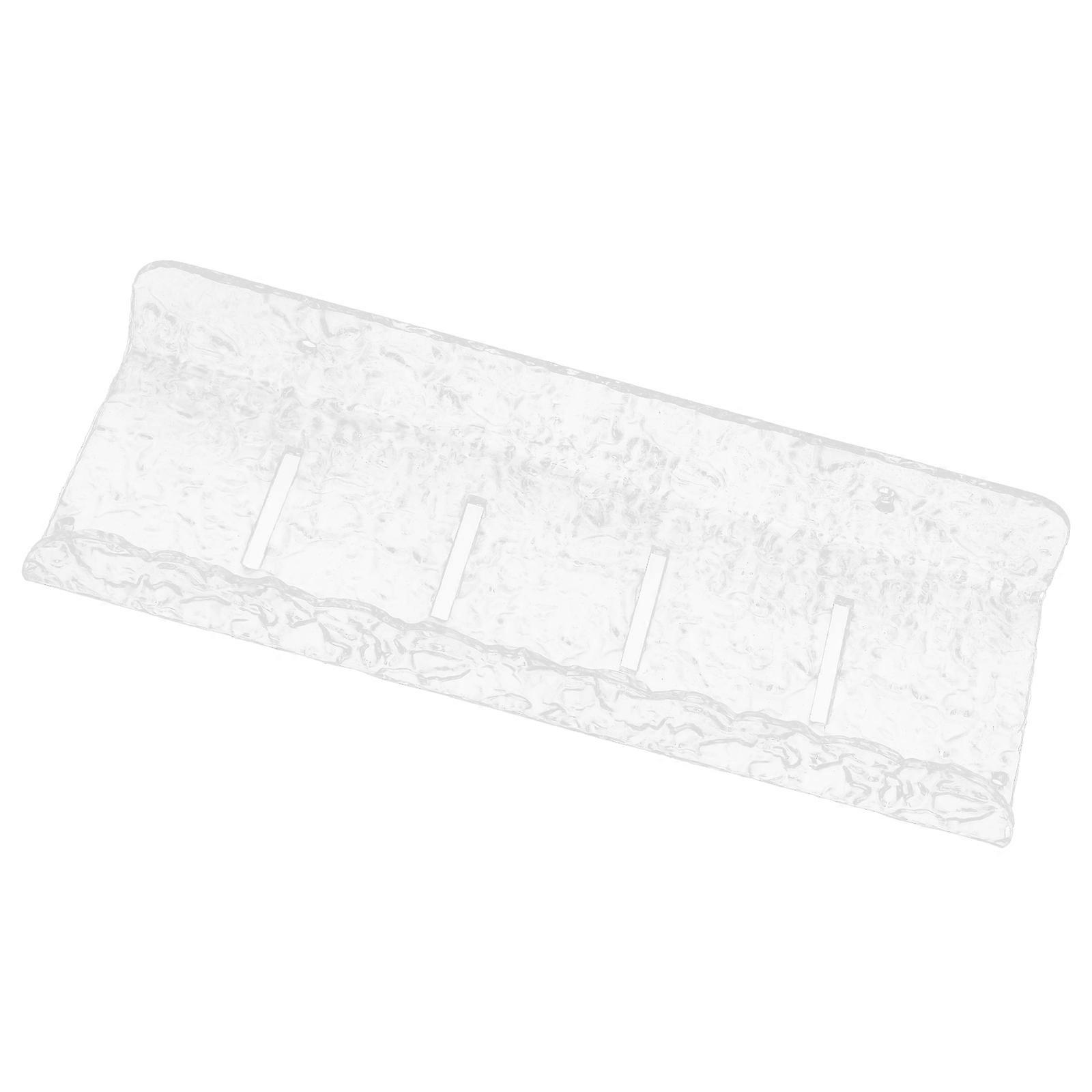 Acrylic Wall Shelf Bathroom Shelf for Floating Storage 5Pcs Pack