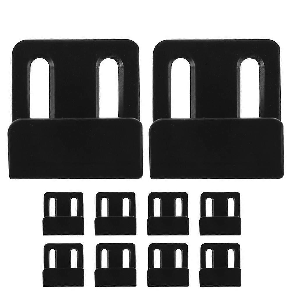 Wall Tile Hanger Stainless Steel for Fixing 40Pcs Black Tile Display Hooks
