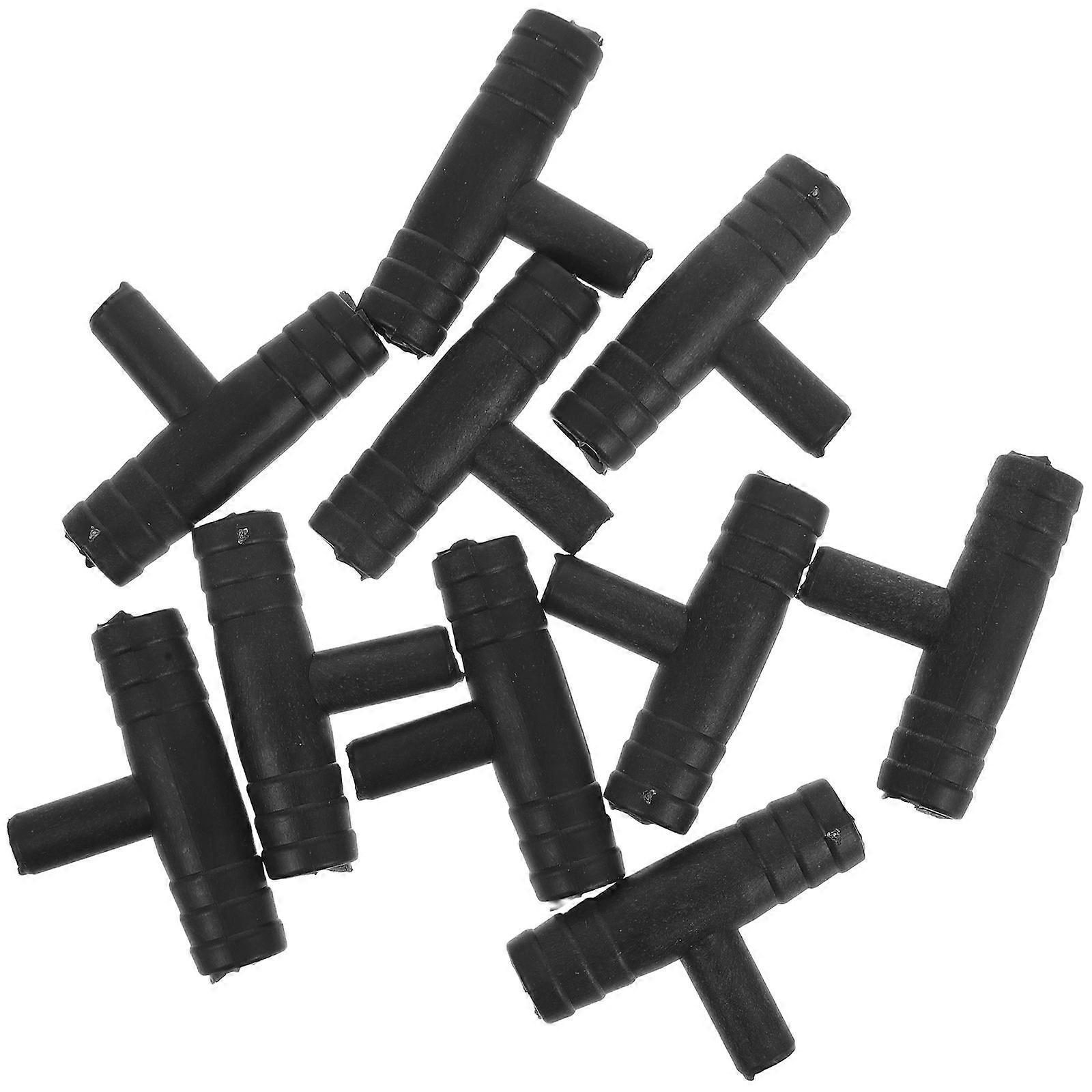 T Shaped Connector for Desktop Water Fountain Hose Splitter in 50Pcs