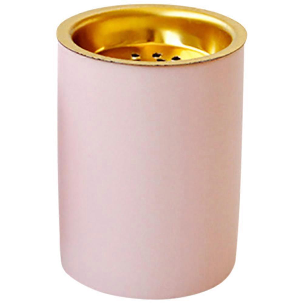Ceramic Incense Burner Pink Cone Holder for Home Use