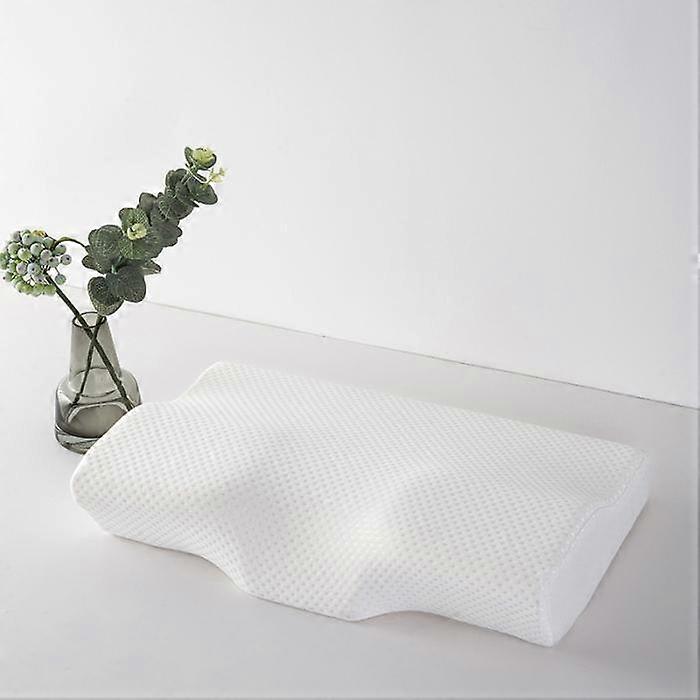 Ergonomic Memory Foam Neck & Cervical Support Pillow, Adjustable Ergonomic Contour Support Cervical Pillow Slow Rebound