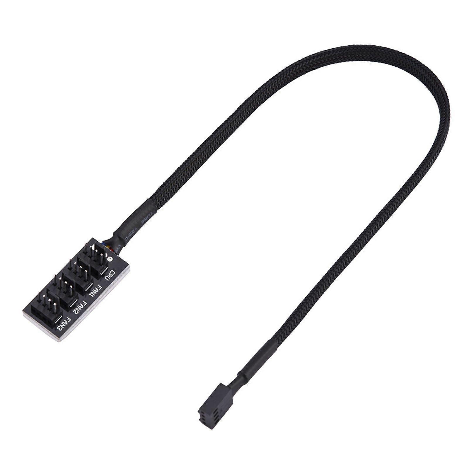 4-Pin Computer CPU/Case Fan Power Multi Splitter Connector Cable Adapter