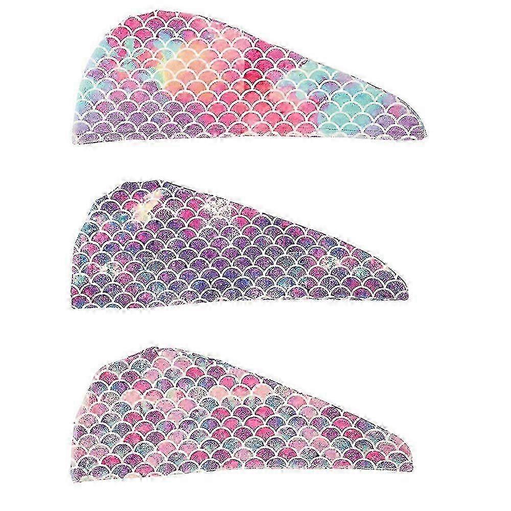 2025 Pack Microfiber Drying Towels - Bath Hat Bandanas for Long Thick Hair Quick Drying