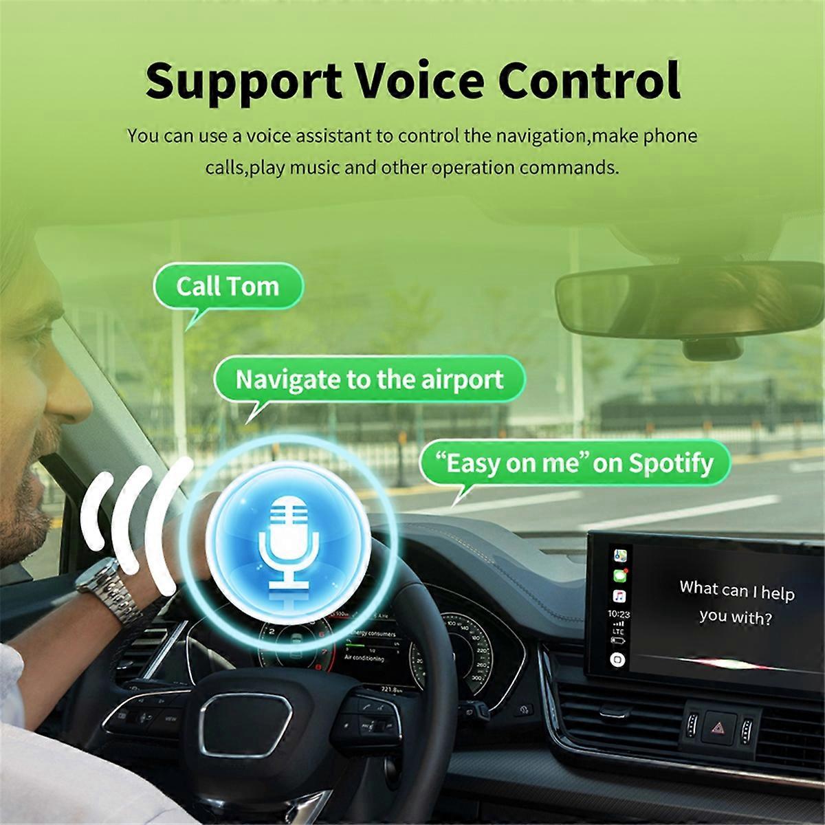 2in1 Wireless CarPlay Android Auto Wireless Adapter 